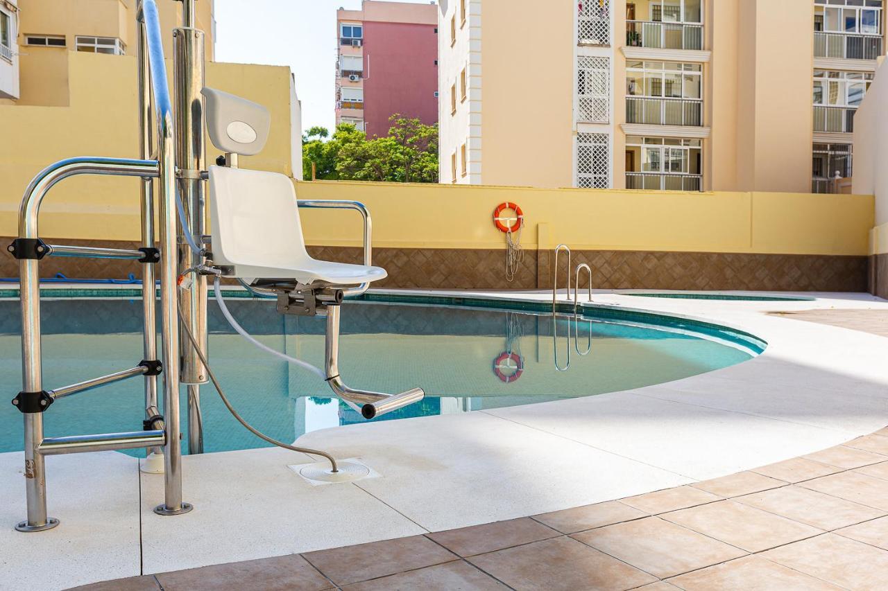 Ver7 - Estudio, Wifi, Fire Stick Amazon, Terraza, Vistas Al Mar, Piscina Torremolinos Eksteriør billede